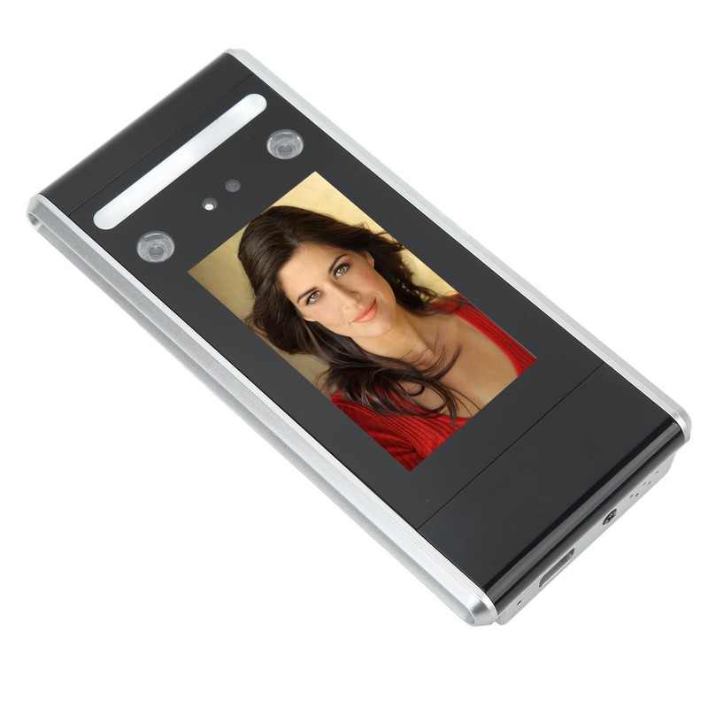 Time Clock Face Recognition Password Attendance Machine 4.3in Touchscreen Infrared