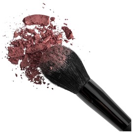 Blush Brush – Brocha cilíndrica para rubor e iluminador en polvo, crema o líquido | Fibras sintéticas ultrasuaves | Brocha para Rubor