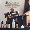 Belloccio Dark Color Shade Airbrush Makeup Foundation Set - Professional