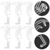 Kichvoe 20Pcs Blinds and Valance Clips Wear-Resistant Blind Clips Plastic