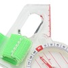Orienteering Compass Clear Scale ABS Multifunction Thumb Compass With Luminous