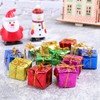 TOPBATHY 120 Pieces Christmas Mini Box Hanging Pendant Foam Gift