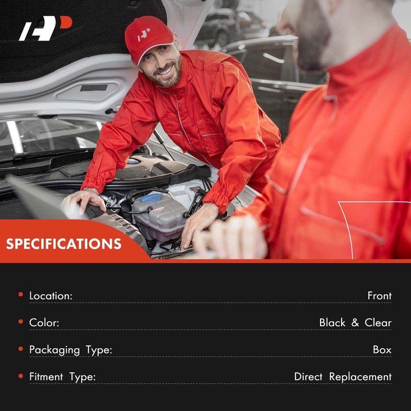 A-Premium Engine Coolant Reservoir Tank with Cap Compatible with Volvo