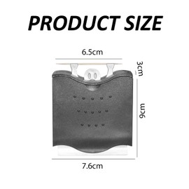 1 Piece Toothpick Box, Suitable for 6.5cm Toothpick, Toothpick Dispenser, Automatic Toothpick Ejector (Black)