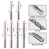 SALI Rotary Hammer Drill Bits 10 Pcs Set 3/16"*4"*2,1/4"*4"*2，1/4"*6"*2,5/16"*6"*1，3/8"*6"*2，1/2"*6"*1 Concrete