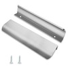 LEAPHZOT 10 Pack 5 Inch Hole Center Edge Finger Pull,Brushed