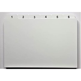 1-31 Daily Index Cards Days of Month Record Guide Cards 8x5 6x4 5x3 Index Cards 1 to 31 Dividers Tabs : UK (6x4)