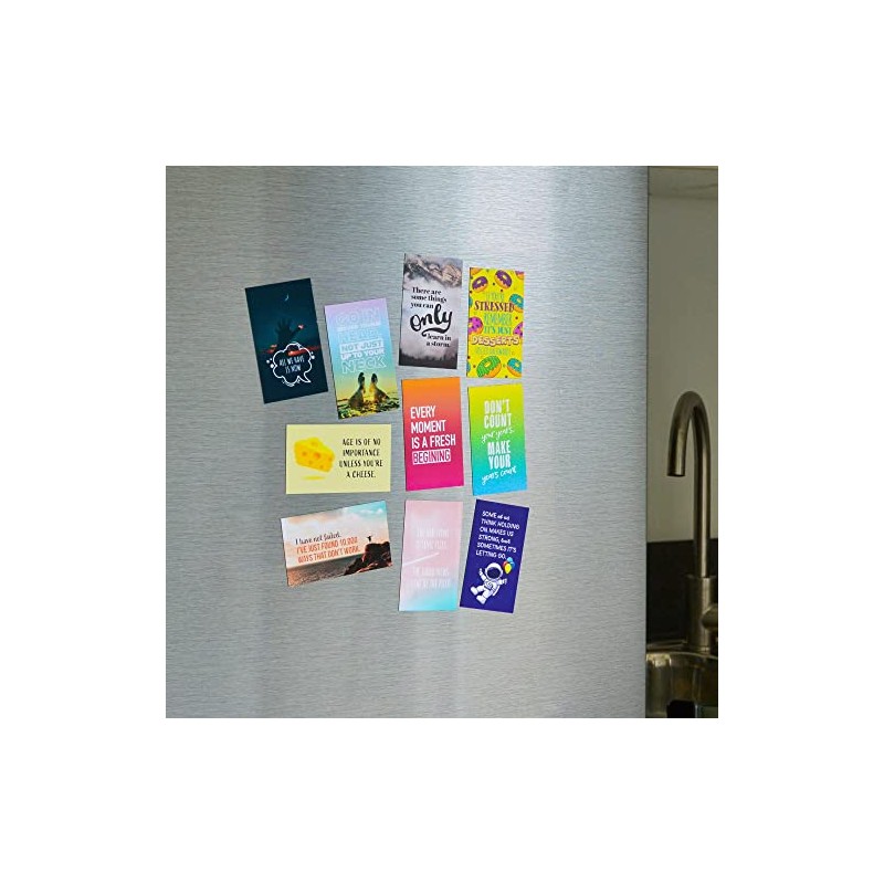 Inspiring and Motivational Quote Fridge Magnets for Fridge, Whiteboard, Classroom,