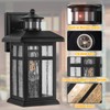 Brilvibera Outdoor Wall Light Motion Sensor - Updated Dusk to