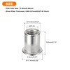 sourcing map 25Pcs Rivet Nuts Flat Head, 3/8" Stainless Steel