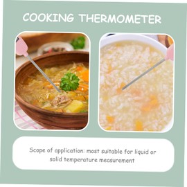 Toyvian Candle Making Water Digital Oven Grill Monitor Food Probe Digital Temperature Gauge para Kitchen Supplies Abs Barbecue Digital Oil BBQ Candy Oven Digital