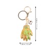 Cabilock Goalkeeper Keychain Soccer Glove Pendant Metal Key Ring for