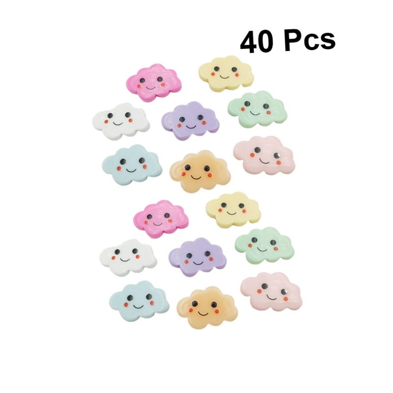 LALAFINA Diy Resin Hairpin Accessory 40pcs Kids Craft Hair Clips