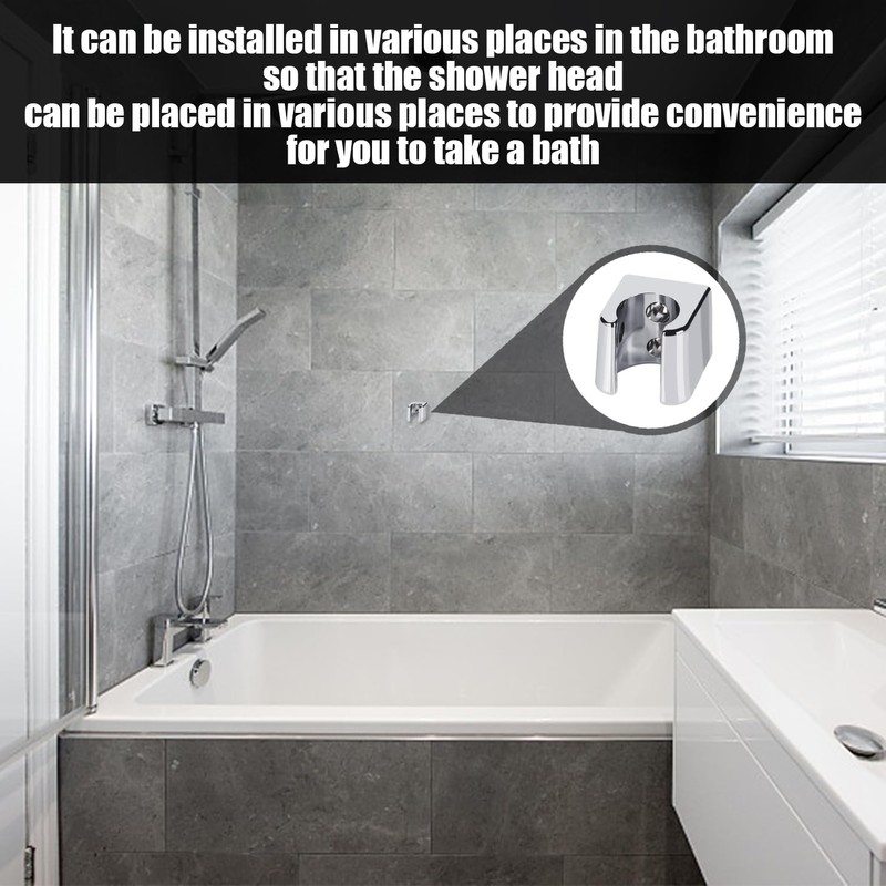 1 Piece Shower Head Bracket, Shower Head Shower Bracket, Drilled