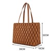 Tecpex Quilted Puffer Tote, Cotton Padded and Foldable Travel Handbag