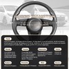 SEG Direct Car Steering Wheel Cover for Prius Civic 14-14.25