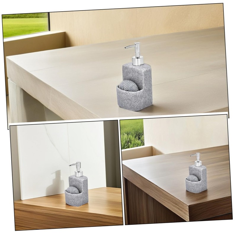 MAGICLULU Kitchen Soap Dispenser Sponge 1 Dish Soap Dispenser Pump