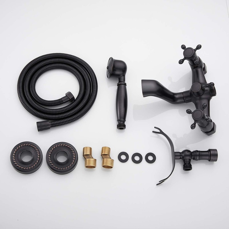 Oil Rubbed Bronze Tub Faucet GGStudy Clawfoot Bathtub Faucet Wall