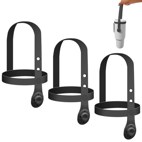 3Pack Water Bottle Handle - Silicone Water Bottle Sling, Carrier,