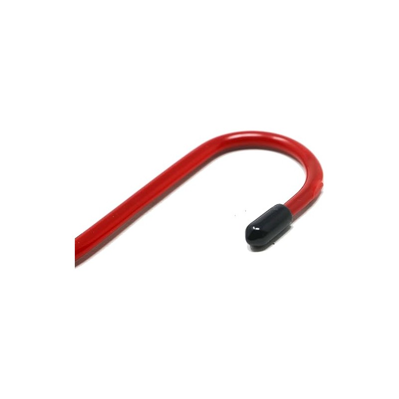 fiXte Plasic Coated S Hooks Rubber Ends Storage Kitchen Garage