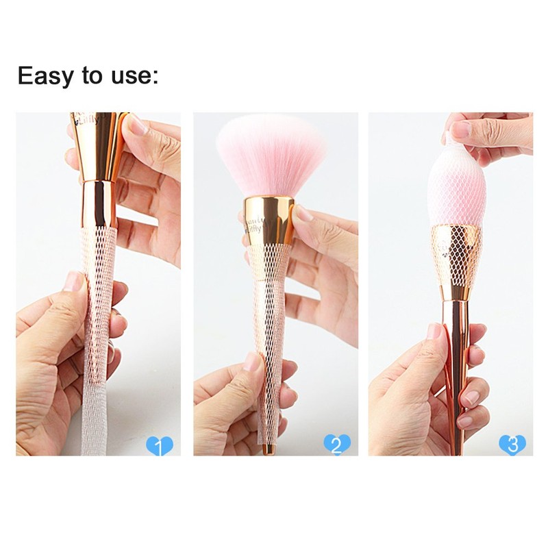 Bysiter Makeup Brush Protector Cosmetic Makeup Brush Pen Guard Expandable