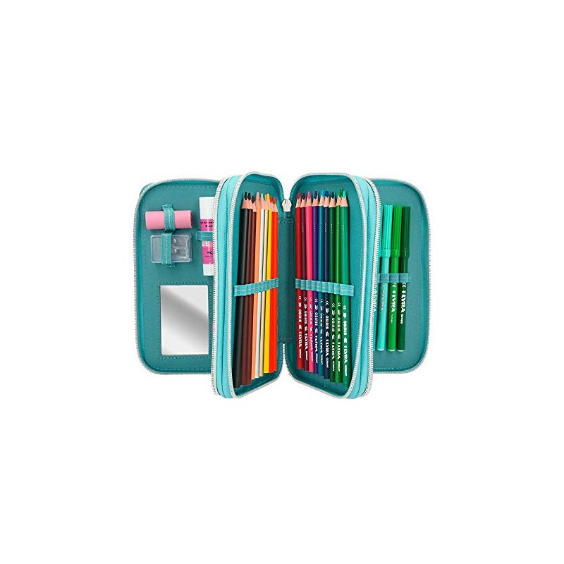 Depesche 11180 TOPModel Fantasy Filled 3-Compartment Pencil Case in Icefriends