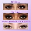 Racimos Extensiones De Pestañas Autoadhesivas Naturales Diy