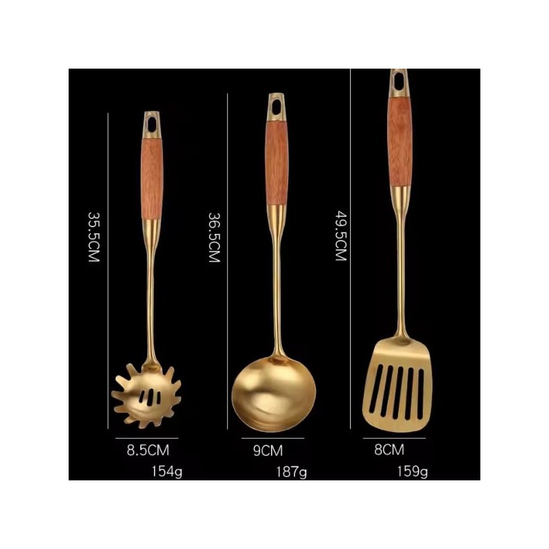 Heavy-Duty Stainless Steel Utensil Set – Spatula & Spoon for
