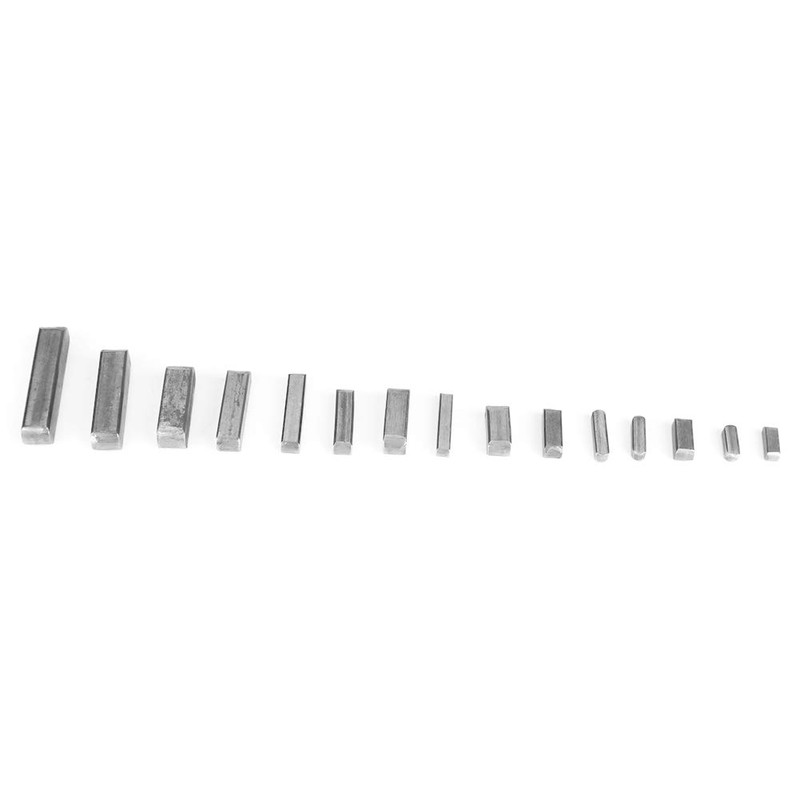 Parallel Drive Shaft Key, 140 Pcs Round Ended Feather Key