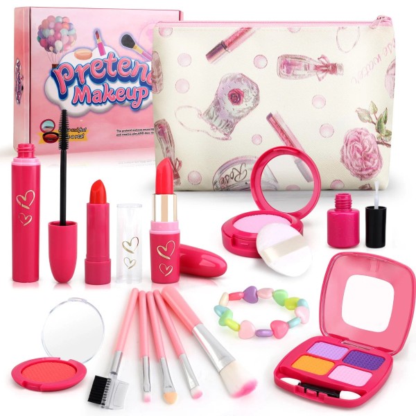 Woumserta Girl Gifts Basic Pretend Makeup for Little Girls 1-3