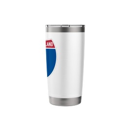 Anna Maria Island Florida FL Highway Vacation Souvenir Stainless Steel Insulated Tumbler