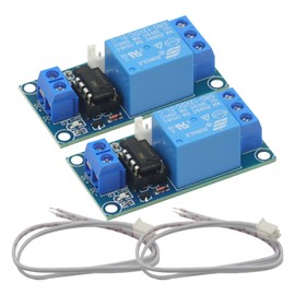 2pcs 1 Channel DC 12V Latching Relay Module with Touch Bistable Switch One Channel Relay Switch