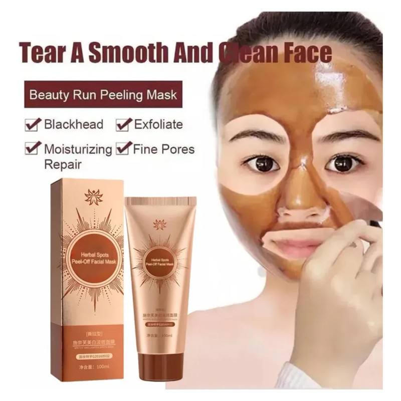 - Onlimerr Mascarilla Facial Peel-off A Base De Hierbas,