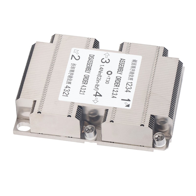 Server Fin Heatsink Aluminum Alloy CPU Cooler Industrial Controller Radiator