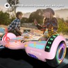 SIMATE Hoverboard, Bluetooth All Terrain Hover Boards with LED Lights