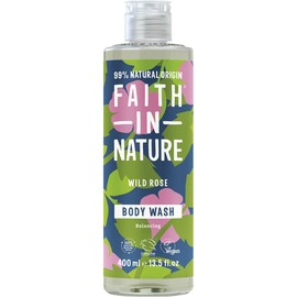 Faith In Nature Balancing Wild Rose Body Wash 400ml