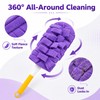 12 Pcs Reusable Duster Refills, 5 Colors 360° Cleaning Pads