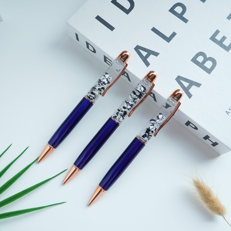 Sikyby Panda Animals Funny Pens Cute Floater Floating Liquid Writing