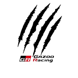 GR All Series Car Sticker Exterior Accessories Decal No Trace Fuel Inlet Exclusive Logo Racing Style Hand Painted Pattern Sticker Sticker Body Fender Door Side Glass Side Skirt Emblem Waterproof Heat