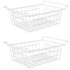 Orgneas 16.5inch Chest Freezer Organizer Bins Deep Freezer Basket Storage