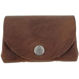 Tuzech Leather Vintage Money Case Bag Snap On Pouch Wallet Change Holder & Card Organizer Accessories, Handmade