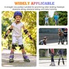 Pack of 8 Inline Skate Wheels, 72 mm Inline Skate