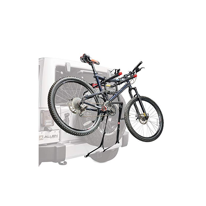 Allen Sports Deluxe 2-Bike Spare Tire Mounted Carrier, Model 322DN