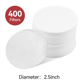 Proxima Direct 400 PCS Paper Filters Compatible with Aeropress All Coffee and Espresso Makers, Vegan Non Bleached Natural Paper Micro-Filters