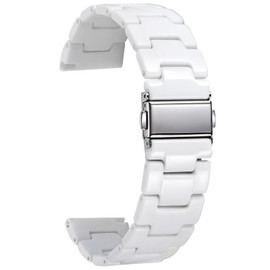 [BINLUN] Watch Band Resin Replacement Strap Men's Women's Watch Band Transparent Lightweight Sweat-resistant Stylish 6 Sizes 0.71/0.79/0.87/0.47/0.55/0.63 inches (18/20/22/12/14/16 mm) All 14 Colors