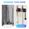 JAMEND CLXP 2-Pack Broom Holder with Heavy Duty Hooks, Upgraded