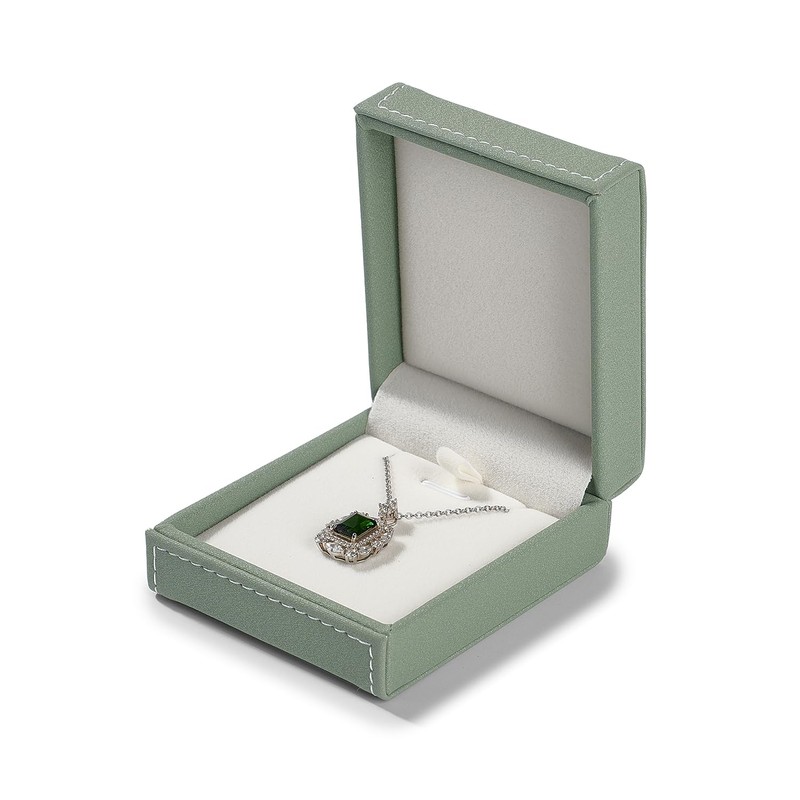 Papten Leather Necklace Gift Box Jewelry Gift Pendant Box Elegant