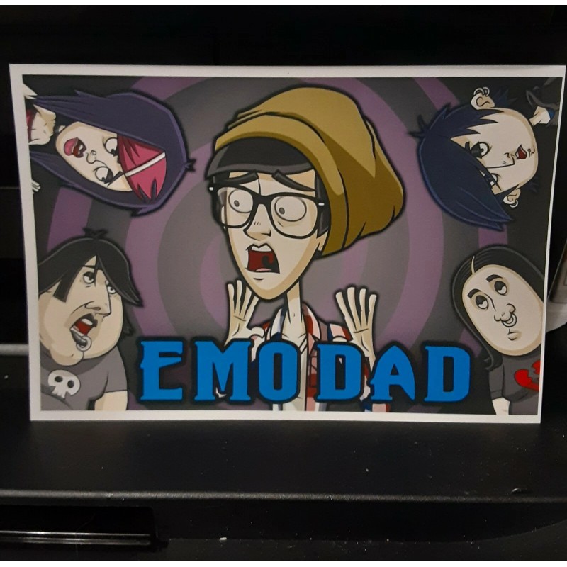 labello12012 Emo Dad Postcards (Matte Paper)
