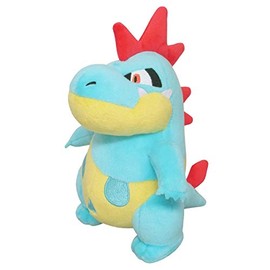 Sanei Boeki PP171 Pokémon All Star Collection Plush Toy, Croconaw, Size S, W 5.9 x D 6.5 x H 8.1 in (15 × 16.5 × 20.5 cm)