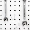 SOLUSTRE 20pcs Pegboard Hooks Kit J Shape Peg Hooks Plastic